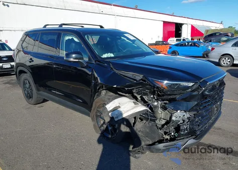 2024 Toyota Grand Highlander Platinum from USA, damaged, VIN 5TDAAAB52RS052031